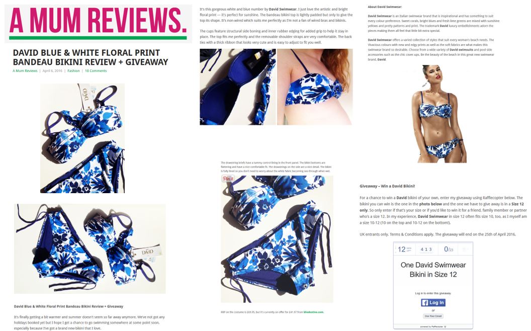 david swim review a mum reviews