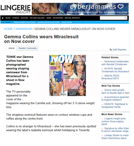 Gemma Collins- Lingerie Insight