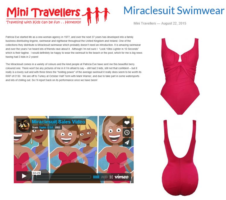 Miraclesuit swim review - Mini travellers blog