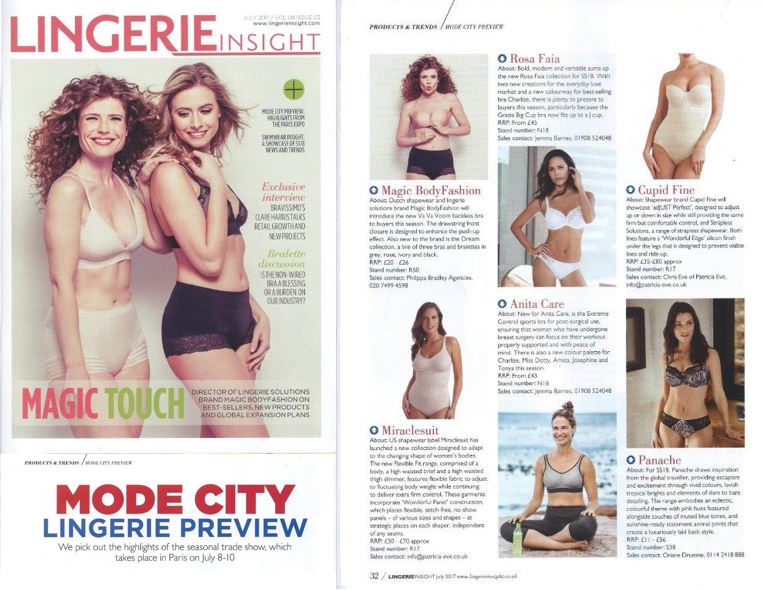 Miraclesuit shapewear Lingerie insight Moda preview July 17