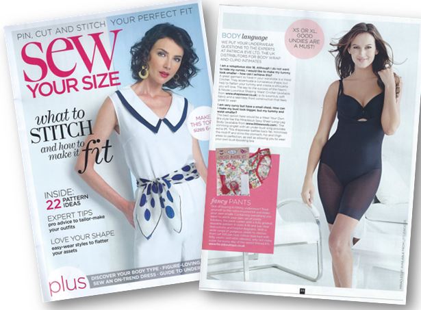 Miraclesuit shapewear featured in Sew Magazine