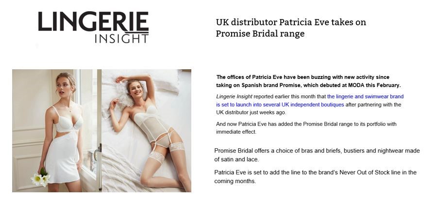 Promise Bridal Lingerie insight Feb 17