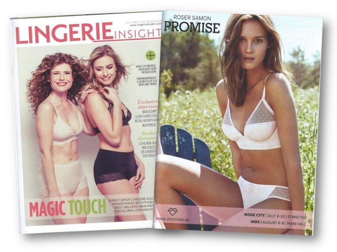 Promise lingerie advert in Lingerie insight July 17