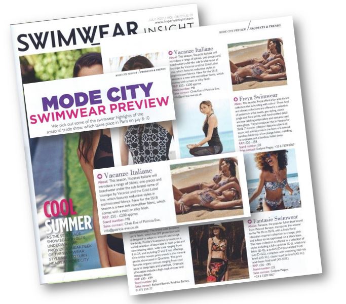 Swimwear Insight Mode City preview Vacanze July 17