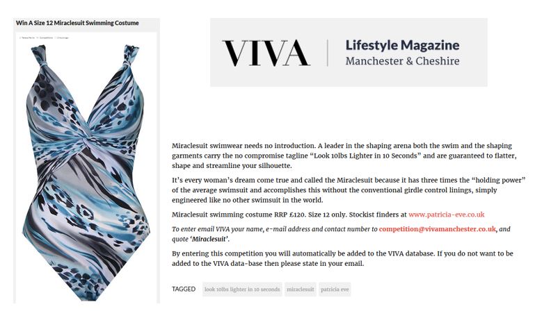 Miraclesuit Swim Competition - Viva Manchester