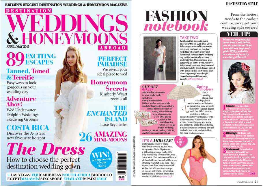 Miraclesuit featured in Weddings&Honeymoons