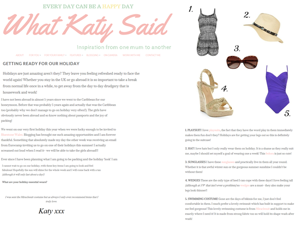 Miraclesuit review - What Katy Said