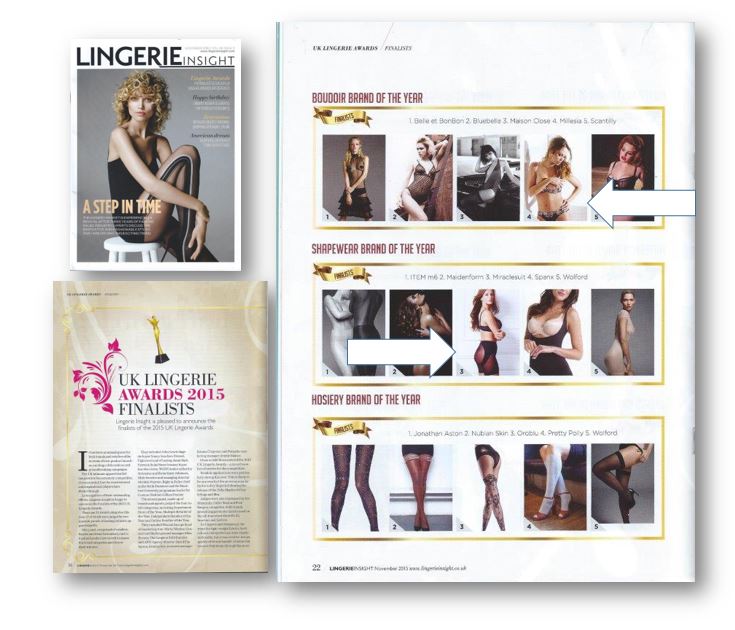 Millesia & Miraclesuit UK lingerie finalists 2015 - Lingerie Insight