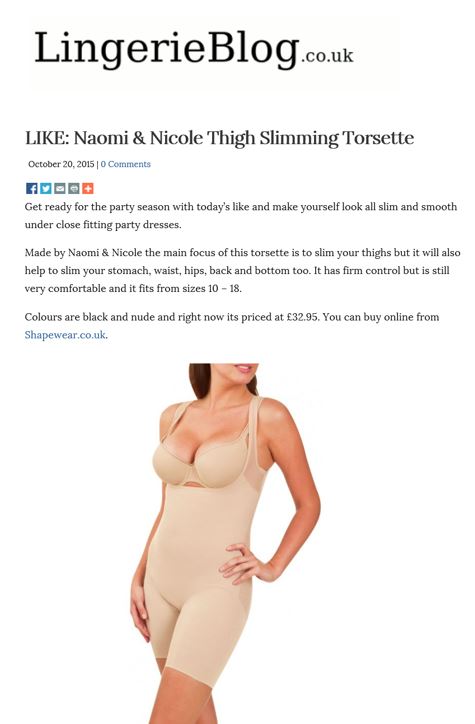 Lingerieblog like N&C Torsette