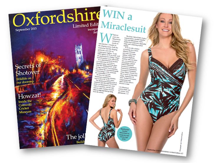 Miraclesuit competition Oxford Limited magazine